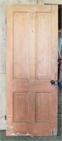 Wood Door, 4 Pane