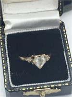 10k Gold Engagement Ring display box not inc