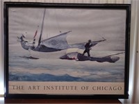 Museum Art Print, Institute of Chicago, Frame
