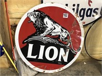 LION ON THE ROCK 5FT DOUBLE SIDED SIGN