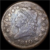 1810 Large Cent LIGHTLY CIRCULATED