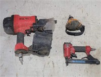 Pneumatic Coil Nailer, Stapler, Palm Driver