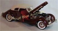 Red 1937 Cord 812 Supercharged Die Cast