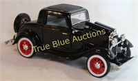 Black 1932 Ford 3 Windowed Coup Die Cast