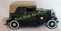 Black 1932 Ford Convertible Sedan Die Cast
