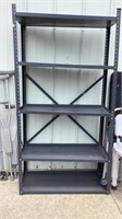 Metal shelving (5ft tall, 16?x36?)