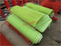 3 Pallets of Construction Barrier
