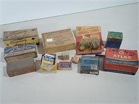 Various Vintage Boxes Most W/ Contents