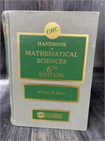 1987 CRC Handbook of Mathematical Science Book