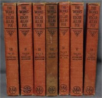 Works of Edgar Allen Poe Book Set 1904