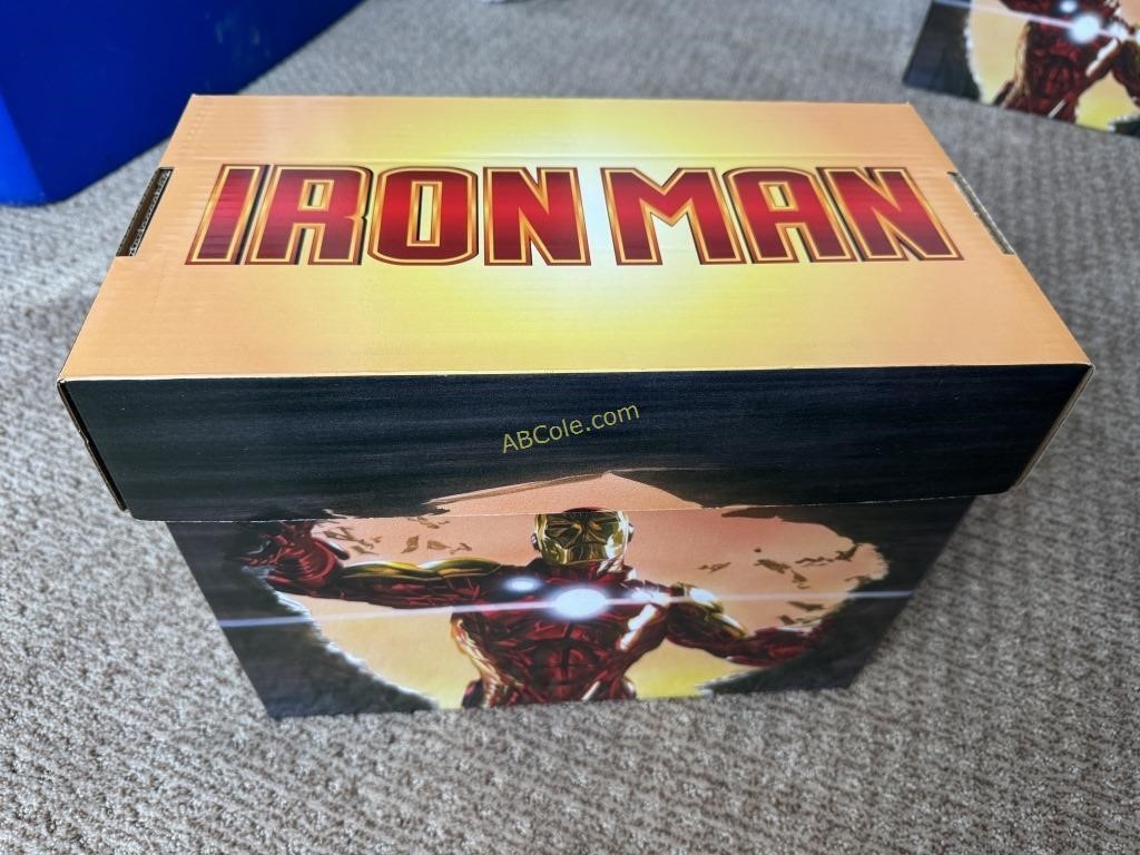 Marvel "Iron Man" Box filled with comic books
