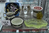 Glass, China, Figurines: