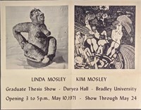 Vintage Linda And Kim Mosley Art Poster