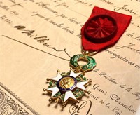 3rd Republic Legion D'Honneur Medal W/ Certificate