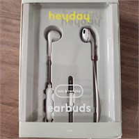 Wired Earbuds with Microphone - Heyday™ Black Styl