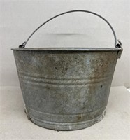 Galvanized bucket