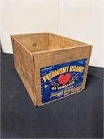 PIEDMONT BRAND fruit crate