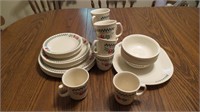 Corning Corelle Dishes, Apple Pattern 40pcs,