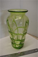 11" Green Vase