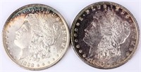 Coin 2 Morgan Silver Dollars 1885 & 1898
