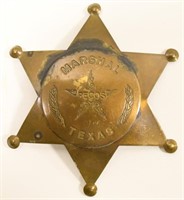 Pecos Texas Marshall Badge
