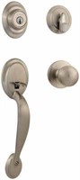 Kwikset 96870-090 Satin Nickel Dakota Entry Handle