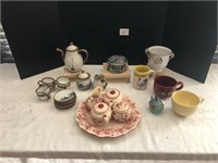 Pottery, China Tea Sets ++