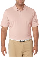 NEW XL Men’s Quick-Dry Golf Polo Shirt Coral