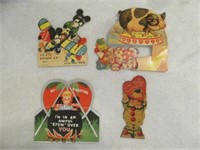 ASSORTED VINTAGE VALENTINES DAY CARDS