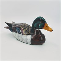 Vintage Wood Mallard Duck