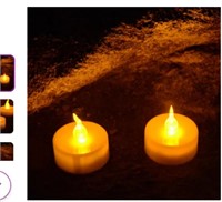 24 pack Led Yellow-Flickering Flameless Candles