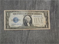 1928 $1 Funny Back Silver Certificate NICE