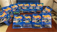 12 miscellaneous lot of Hot wheels New on card