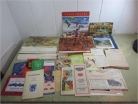 Vintage Paper & Large Amount of Calendar