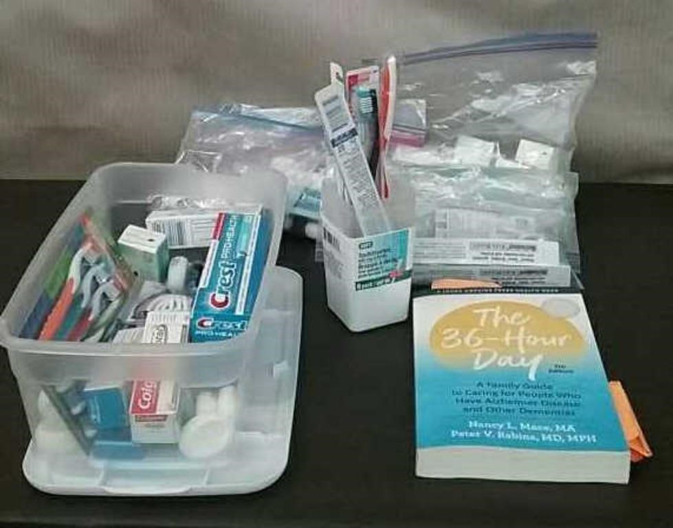 Box Toothpaste, Toothbrushes, Soap, Floss