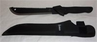 Gerber machete w/ sheath.