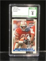 1996 CSG Certified #274 Jerry Rice Checklist Score