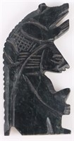 BLACK JADE CARVED EGYPTIAN TOTEM / SCULPTURE