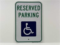 Reserved Parking Sign