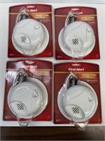 First Alert Smoke & Fire Alarms Lot of 4