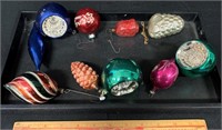 GREAT LOT OF VINTAGE GLASS CHRISTMAS TREE BULBS