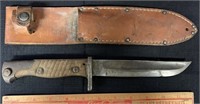 UNIQUE HUNTING KNIFE/BAYONET - MARKED