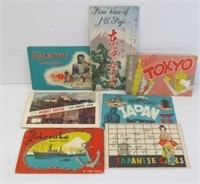 Vintage postcards:, Mt. Fuji, Island of Japan,