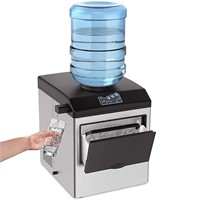 SOUKOO 2 in 1 Water Ice Maker, 48lbs Daily Ice Cu