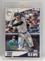 2022 Aaron Judge Topps Significant Stat Auto 4/10