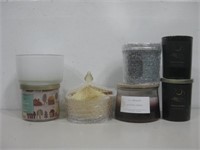 Assorted Sented Candles Tallest 4"