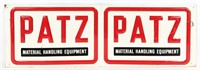 Patz Material Handling Equipment SST Sign