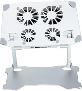 NEW $97 Adjustable Laptop Stand W/ Cooling Fans