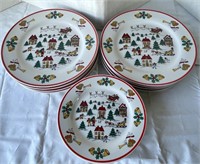 Joy of Christmas Jamestown China Plates