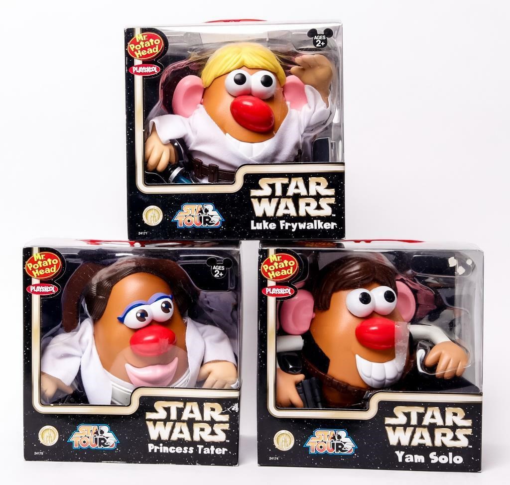 Star Tours Mr. Potato Head Star Wars Figures | Pot of Gold Auctions
